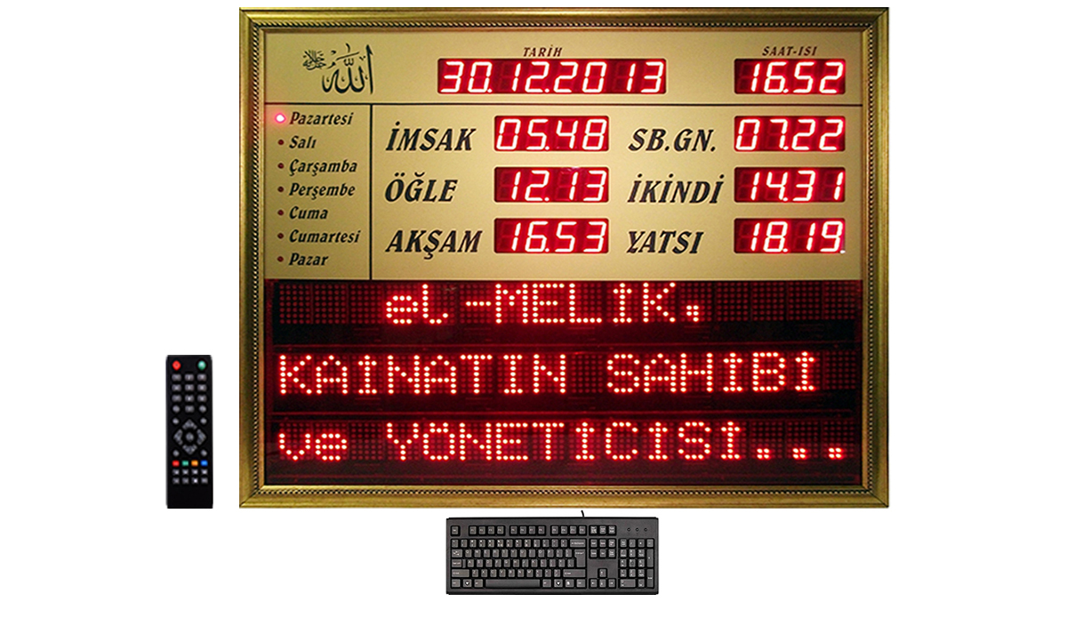 Vakitmatik cami saatleri